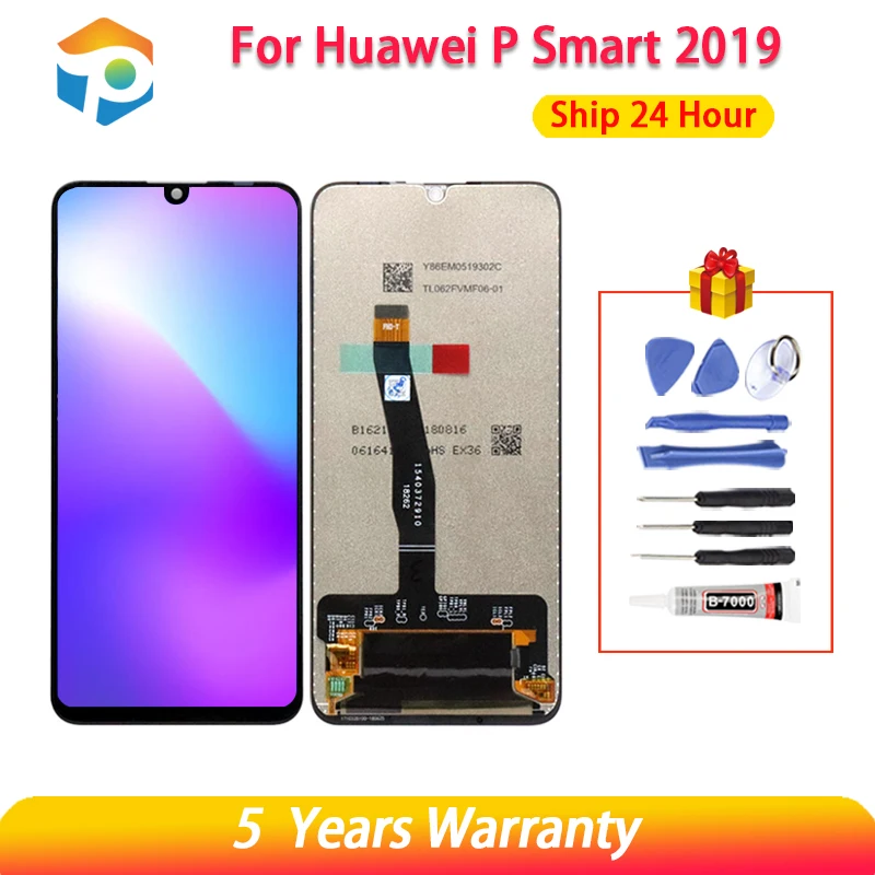 10 Touch AAA Quality LCD For Huawei P Smart 2019 LCD With Frame LCD Screen Display For P Smart 2019 LCD Screen POT-LX1 L21 LX3