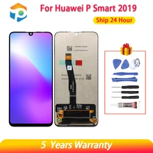 10 toque aaa qualidade lcd para huawei p inteligente 2019 lcd com moldura de tela lcd para p inteligente 2019 tela lcd POT-LX1 l21 lx3