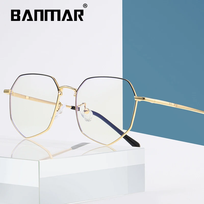 

BANMAR Computer Glasses Women Men Anti Blue Light Radiation Eyeglasses Protect Eye Spectacles Optic Glasses Frames A2121