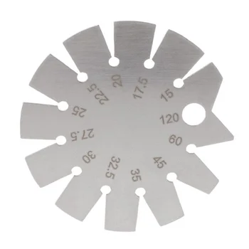 

120 Degrees Accurate Portable Measuring Hanging Angle Protractor Mini Practical Tool Graduated Stainless Steel Quick Bevel Gauge