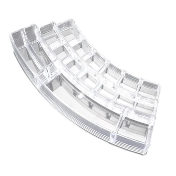 

17 Grid Clear Acrylic Makeup Organizer CC Cream Storage Box organizador maquillaje Cosmetic Holder Cabinet Powder Display Box