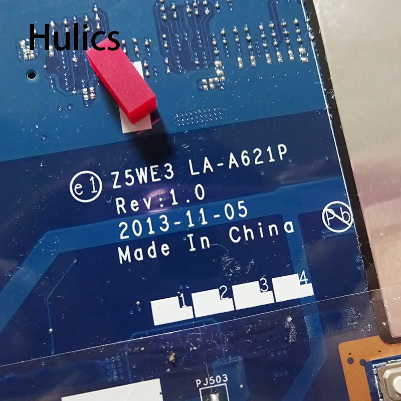 Hulics для acer aspire E1-510 E1-510-2500 Материнская плата ноутбука Z5WE3 LA-A621P материнская плата SR1SF N2920