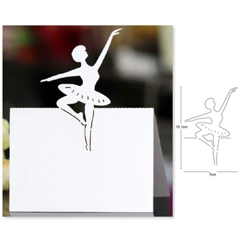 

Elegant Dancer Girl Dancing Ballet Girl Metal Cutting Dies New 2020 Dies Scrapbooking Die Cuts Making Decor Crafts Party Gifts