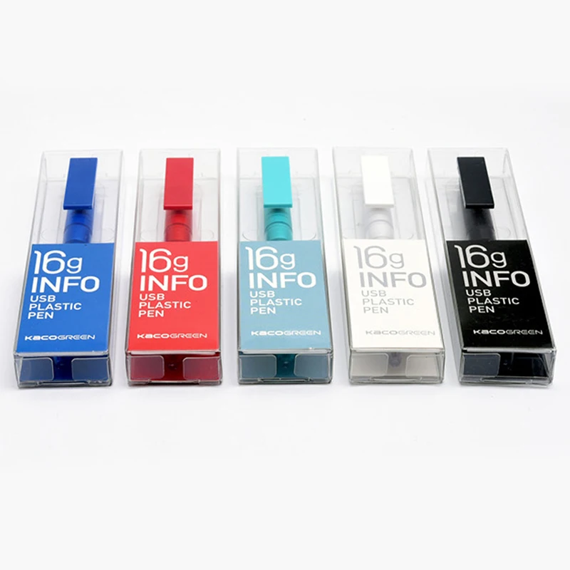 KACO информация 16g USB гелевая ручка матовый полупрозрачный многофункциональная нейтральная ручка для бизнеса/школы канцелярские принадлежности для студентов