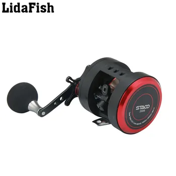 

LidaFish 10 + 1 Bearings 5.6:1 Speed ratio Fishing Reel Magnetic Brake System Suitable for Saltwater/Freshwater Fishing Reels
