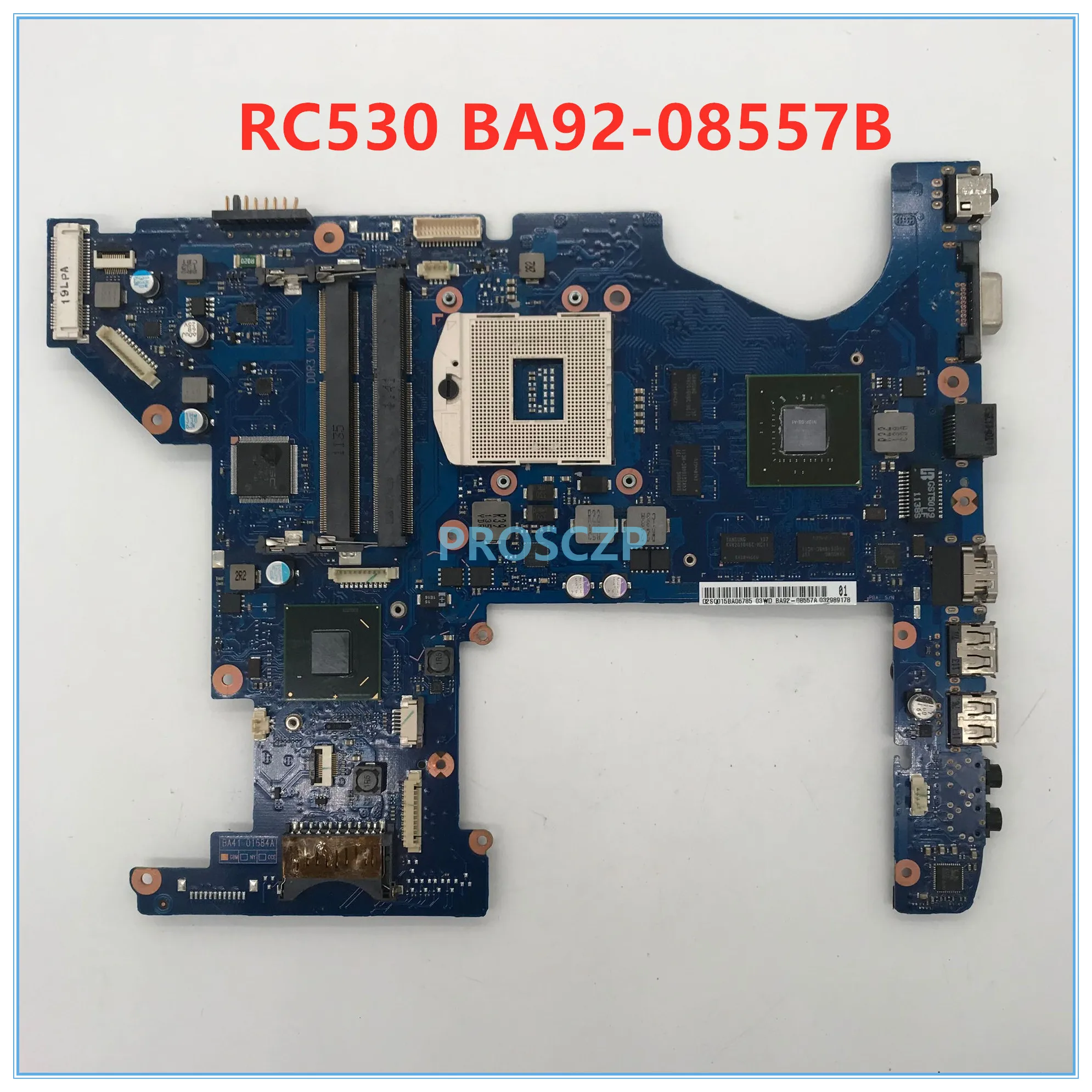 Высококачественная материнская плата для ноутбука Samsung RC530 фотосессия с