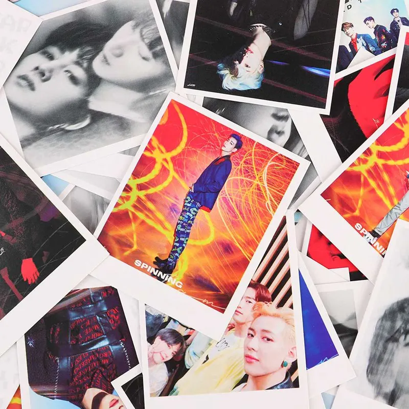 40 шт./компл. KPOP GOT7 альбом самодельные Бумага плаката фото карты ЛОМО карта Фотокарта вентиляторы подарок коллекция набор канцелярских принадлежностей