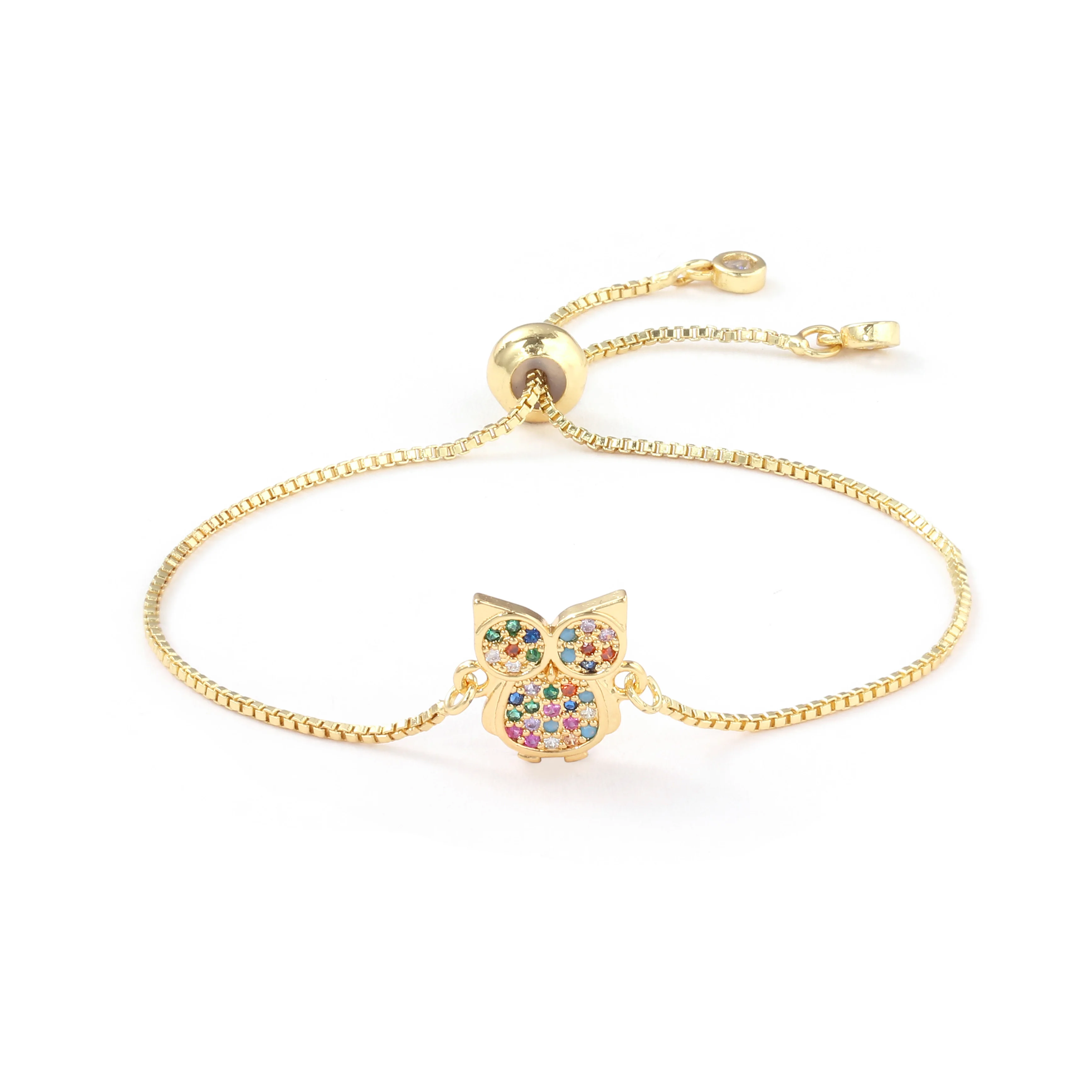 Модный браслет с крестом, простые крошечные Изящные серебряные золотые звенья, браслеты на цепочке для женщин, ювелирные изделия, подарки - Окраска металла: B1292-G