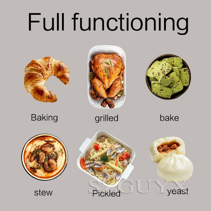 2000W Household Small Baking electric oven Vertical Multi-function oven 38L large capacity Commercial electric oven