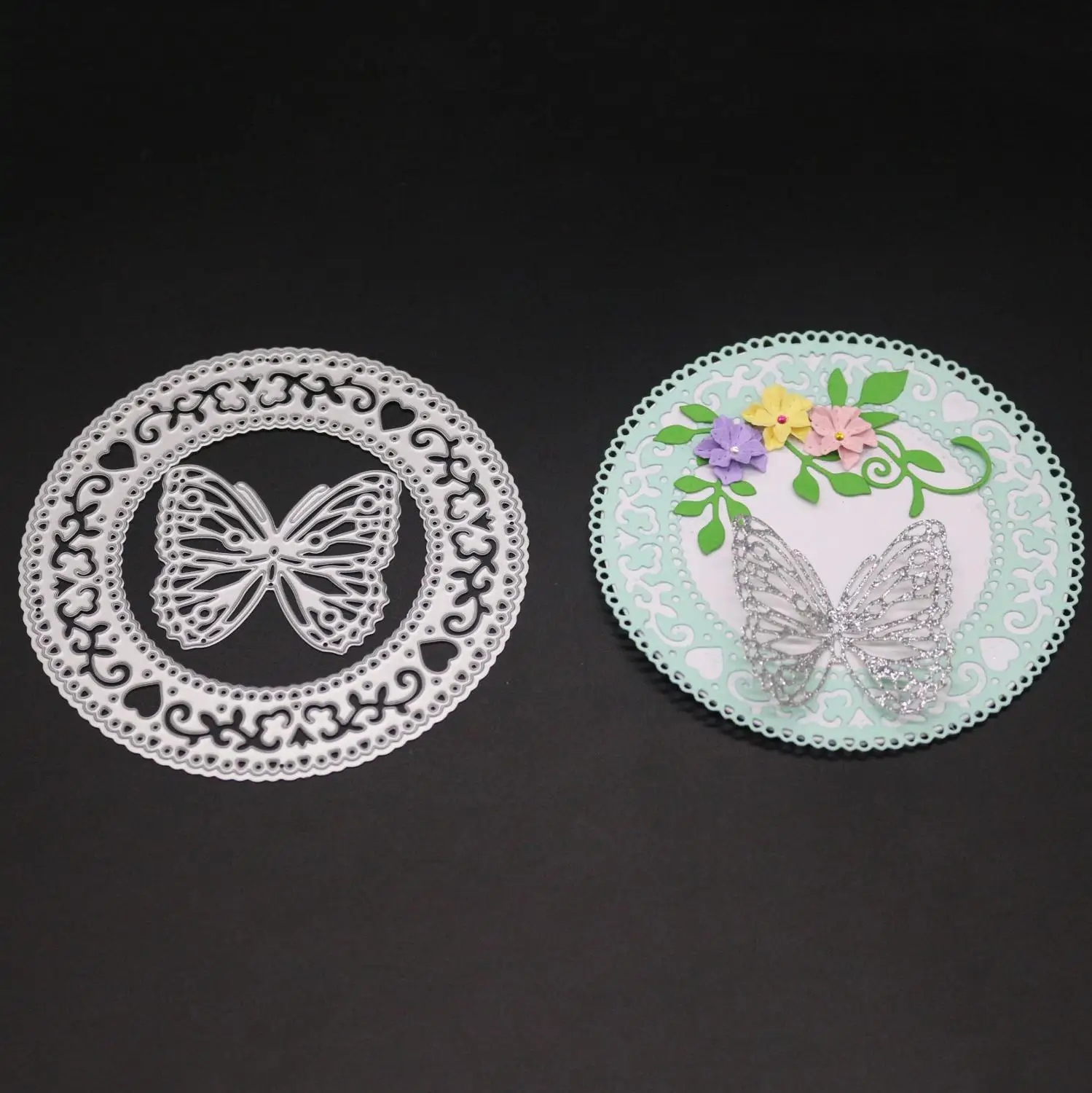 

AZSG Butterfly Greeting card Cutting Dies For DIY Scrapbooking Die Decoretive Embossing Stencial DIY Decoative Cards Die Cutter