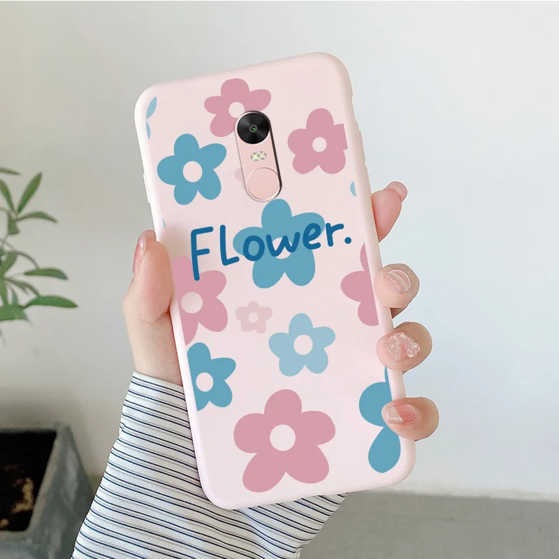 Matte Silicone Soft TPU Shell For Xiaomi Redmi Note 4 4x Note 5Pro Note 5A Cartoon Butterfly Shell For Redmi Note5a Phone Cover cell phone lanyard pouch Cases & Covers