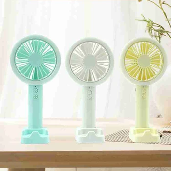 

Desktop Mini Fan Portable Handheld Mute USB Rechargeable 1200 MAh Colorful Fan for Home Office Outdoor Travel