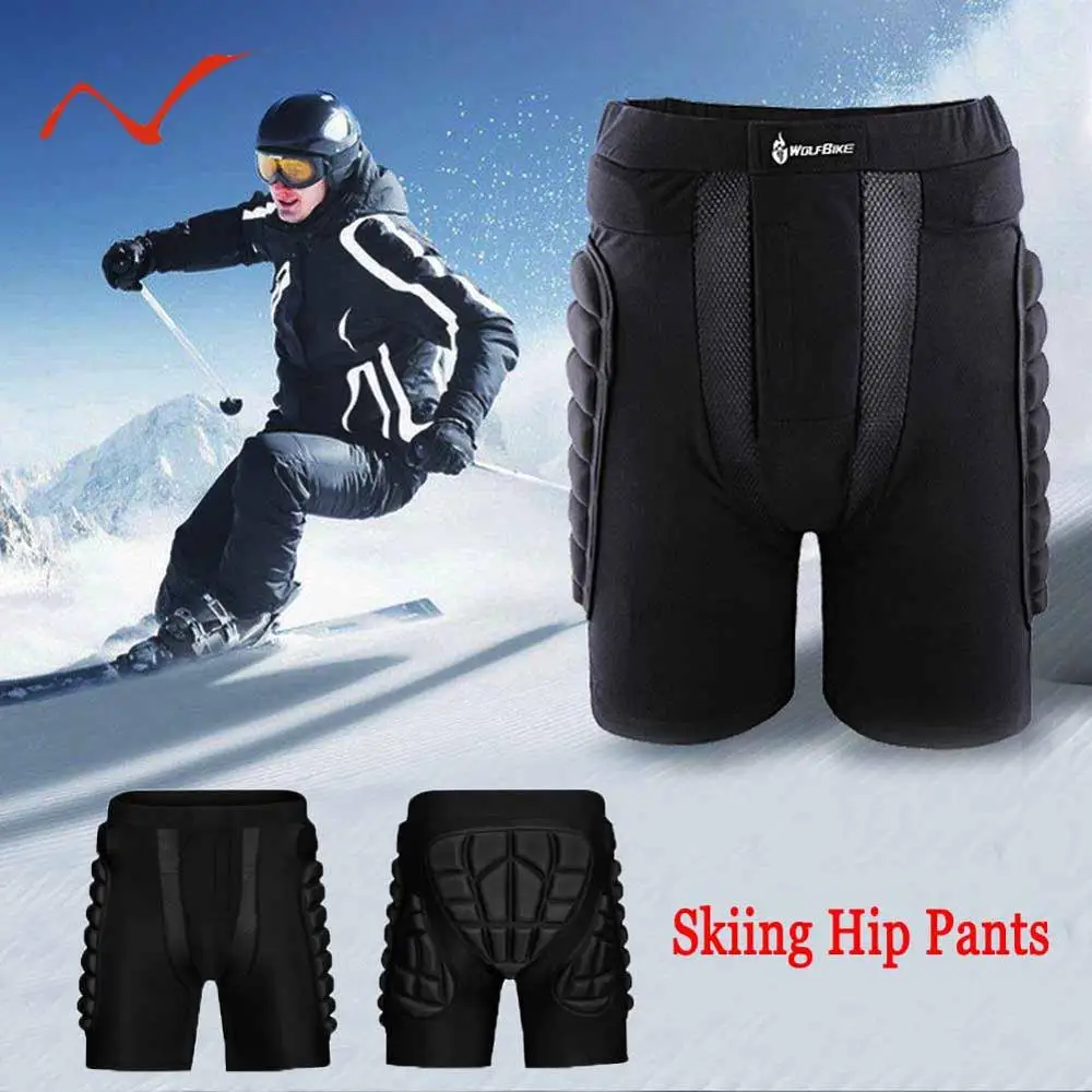 

2019 New Outdoor Sports Hip Butt Protection Padded Ski Skate Snowboard Cycling 3D Padded Shorts Protection Compression Shorts