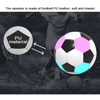 

HIFI Silicone Button Touch Football Shaped Bluetooth Speaker Home Travel Rechargeable Mini Portable Sound Bass Battery Powered