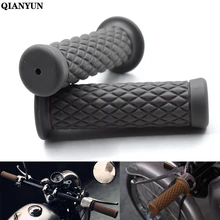 Универсальный мотоцикл 7/" 22 мм Винтаж резиновый руль для мотоцикла для suzuki GSXR600 GSXR750 GSXR1000 GSR600 GSR750 SFV650