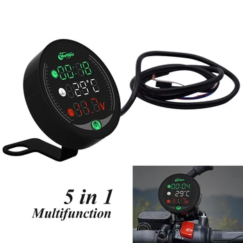 

5-In-1 Motorcycle Multi-Function Meter Water Temperature Time Voltmeter For Honda cb 400 1000r cbf 1000 600 600f xx 929 2020
