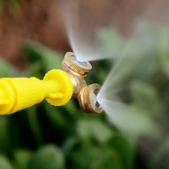 3 db G1/2 Dn15 Réz Ködös Fúvóka Kerti Öntözés Öntöző Sprinkler Permetező Szerszámok Sárgaréz Köd