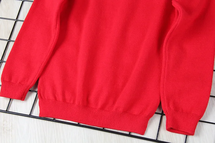 Autumn New Style Childrenswear Cartoon Sequin Embroidered Long-sleeve round Neck Sweater for Girl Sweater Children Knitted