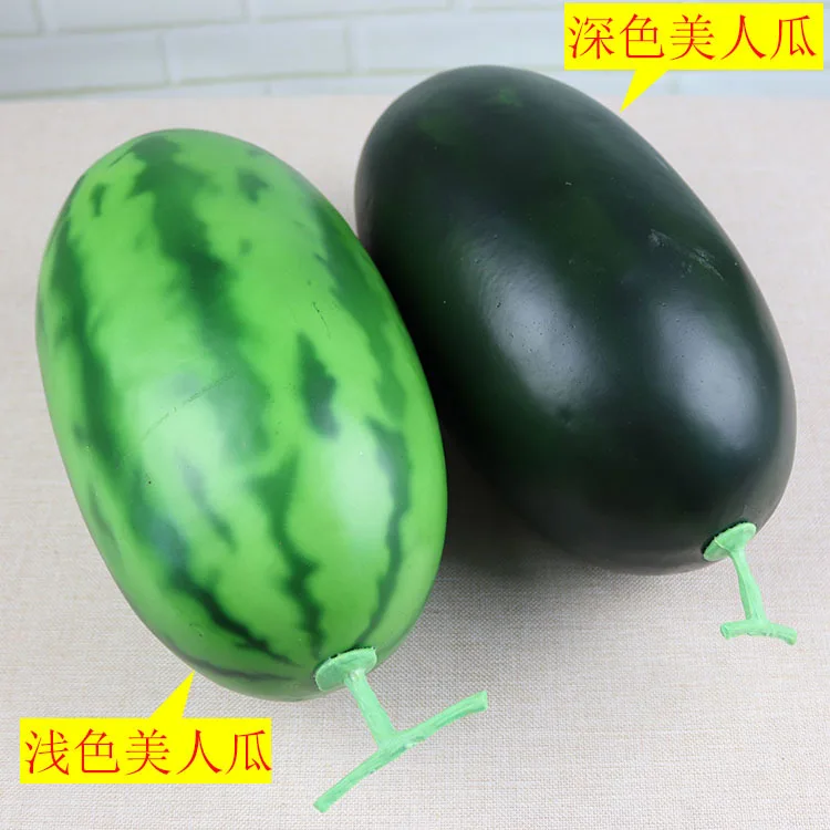  Simulated Fruit And Fake Fruit Simulated Plastic Watermelon Hotel Decoration School Teaching Aids B - 4000226659619