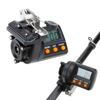 

999.9M Fishing Line Counter Digital Display Depth Pesca Fishing Finder Tools For Fishing Electronic feeder fishing tackle Box