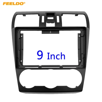 

FEELDO Car Audio Radio 2DIN Fascia Frame Adapter For Subaru Forester 9" Big Screen DVD Player Dash Fitting Panel Frame Kit #6532