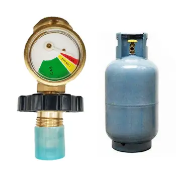 

Propane Gas Gauge Meter Tank Level Indicator Leak Detector Pressure Tester QCC1 F1FC