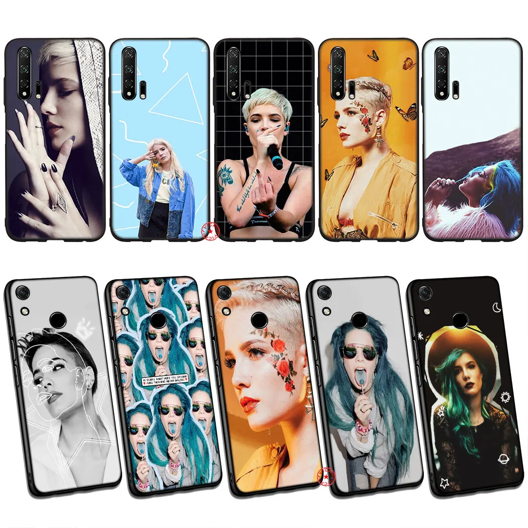 Мягкий силиконовый чехол Halsey Singer Girl для Huawei Honor Note 20 9X 7A Pro 20S 10 9 8 Lite 8A 8X 8C 7C 7X 6A View