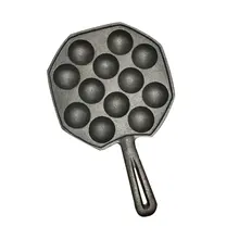 12 отверстий DIY такояки сковорода Осьминог шарики выпечки Форма для гриля сжигание PlateTakoyaki чайник Кухня приготовления инструменты