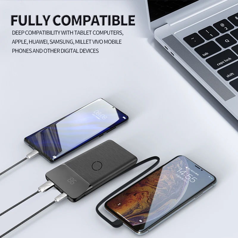 Jellico Power Bank 10000mAh Portable Charging PowerBank 10000 mAh USB PoverBank External Battery Charger For Xiaomi Mi 9 iPhone Jellico Power Bank 10000mAh Portable Charging PowerBank 10000 mAh USB PoverBank External Battery Charger For Xiaomi Mi 9 iPhone