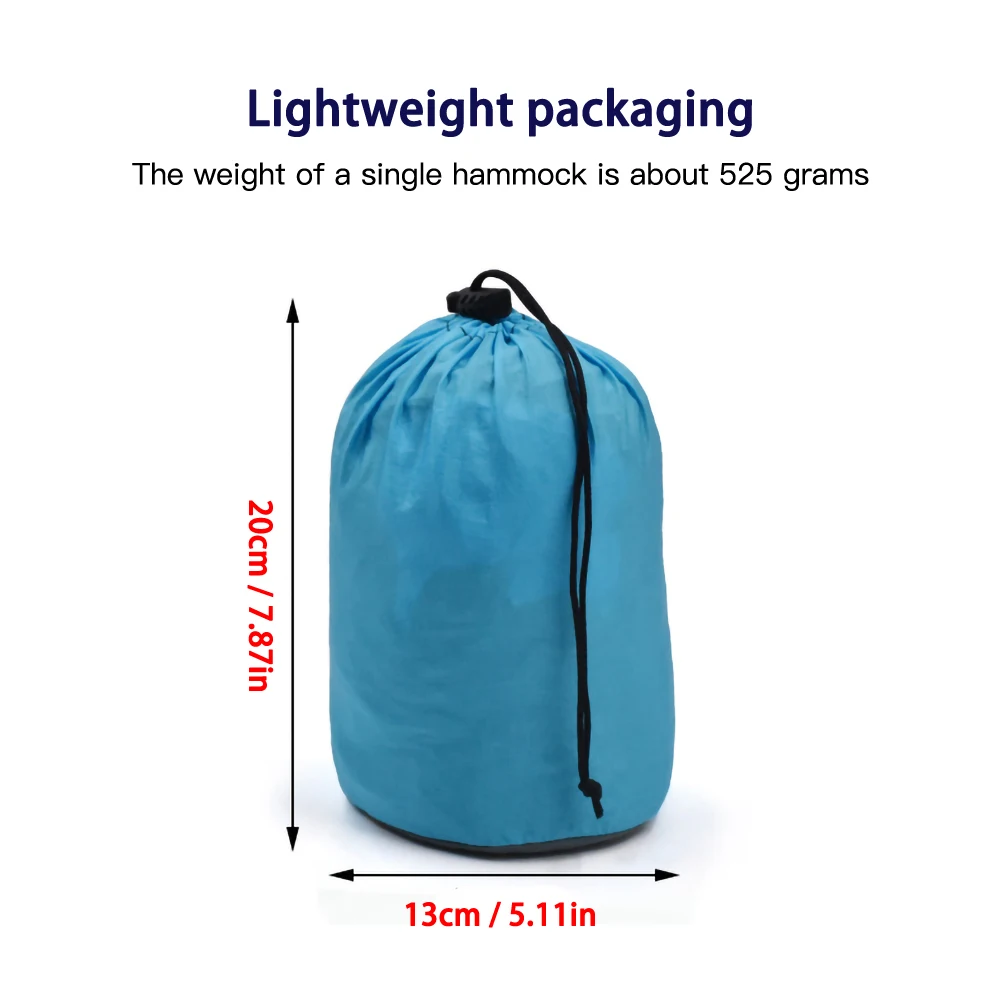 Mobiliário ao ar Portátil Acampamento Parachute Hammock Survival Jardim Livre Lazer Dormir Viagem Dupla Pendurado Cama Dropship 260*140 2 Cheap Esteira de acampamento