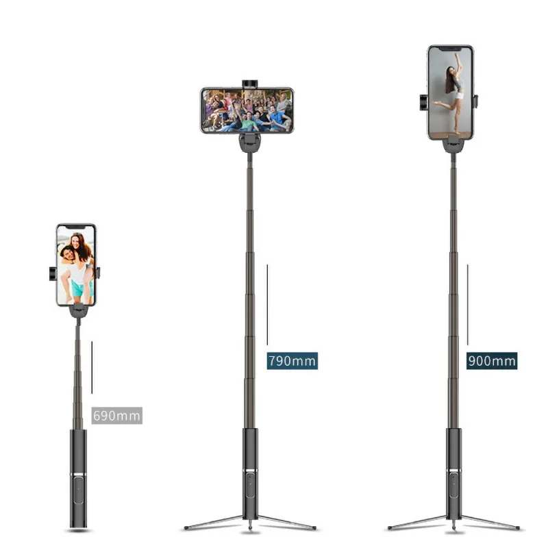 

Universal Mobile Phone Camera Stabilizer Bluetooth Selfie Stick Integrated Tripod Stand Photography Accessory