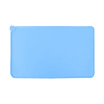 

1Pc Food Feeding Mat Silicone Anti-spill Placemat Anti-Slip Pad Car Mat for Pet