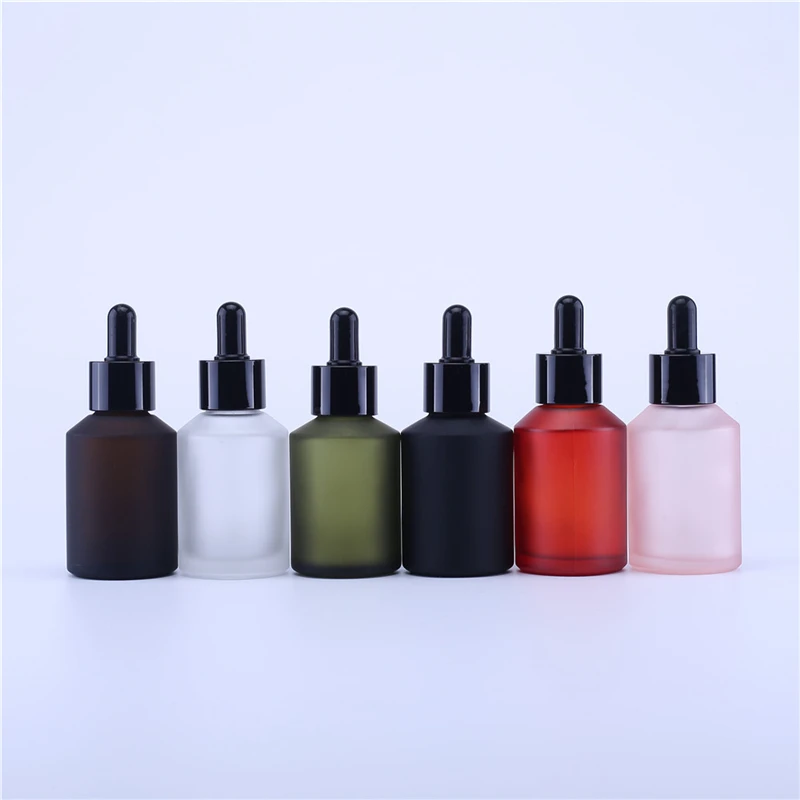 Download 10pcs 60ml Luxury Empty Matte Frosted Cosmetic Packing Glass Dropper Bottle With Black Pipette For Oil Refillable Bottles Aliexpress