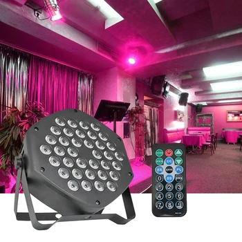 

Disco Party Holiday Music Club Sound Control Lighting 36LED 25W UV Stage Lights for Small Paty KTV Stage Lighting