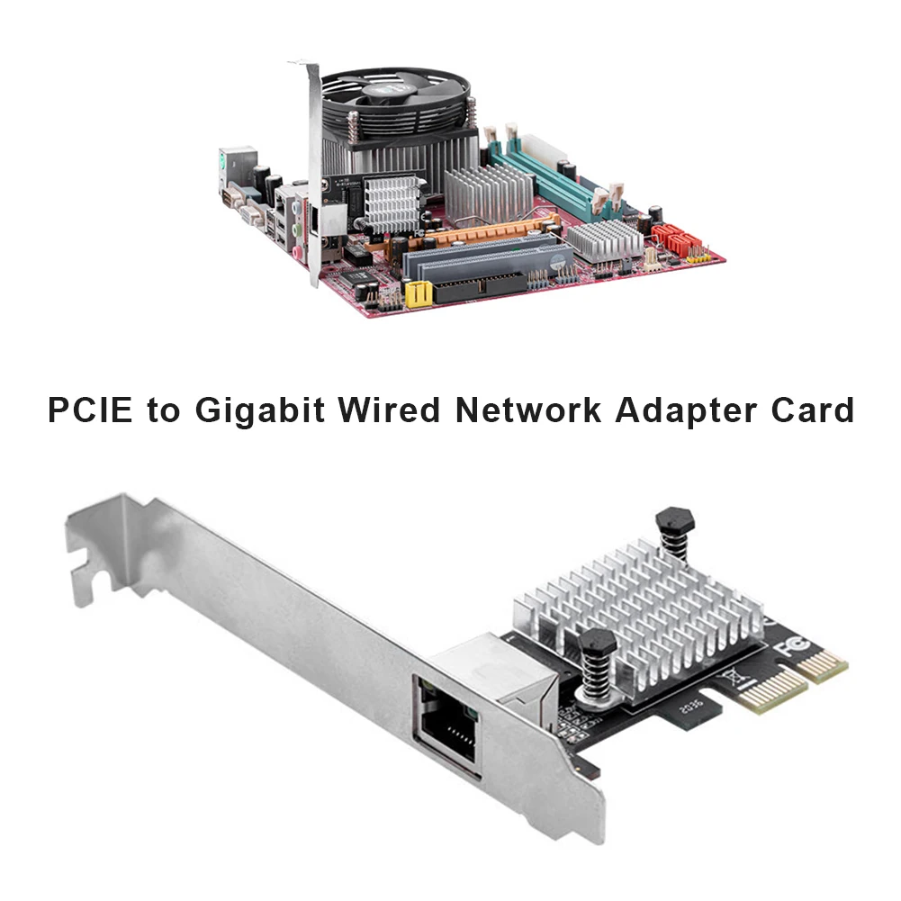 1000 Мбит/с гигабитная PCI-E сетевая карта Ethernet PCI Express 10/100/1000 м 2 5 Гбит/с RJ-45 сетевой
