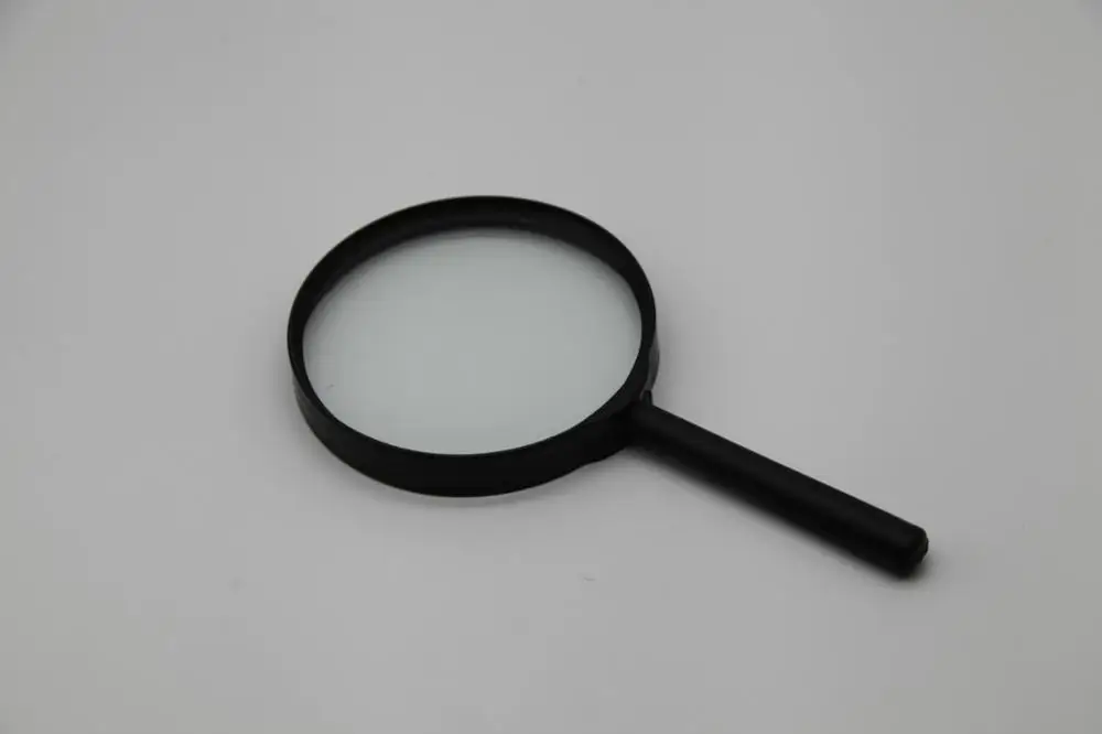 

Optical Handheld Magnifier Simple Handle Portable Jewelry Glass Auxiliary Repair Tool Reading Magnifier