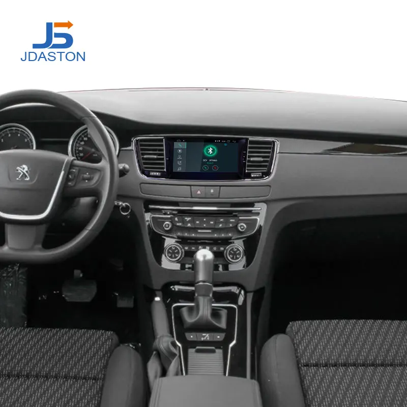 Perfect JDASTON Android 9.0 Car DVD Player For PEUGEOT 508 Stereo GPS Navigation multimedia Player 1 Din Car Radio Steer Wheel Control 5