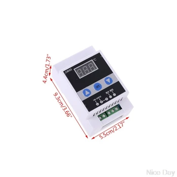 

TMC-6000 110-240V Guide Rail Digital Temperature Controller Temperature Control M22 20 Dropship