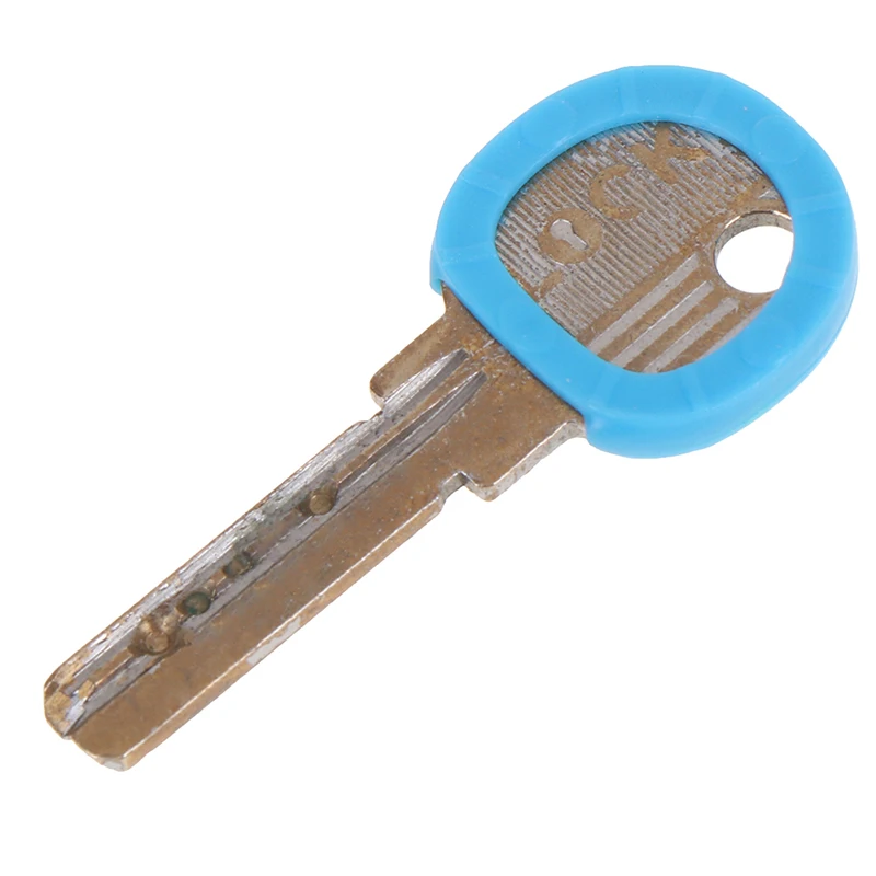 24pcs Multi Color Rubber Soft Keys Locks Cap Topper Bright Colors Hollow Key Covers Keyring Elastic Case Round Soft Silicone