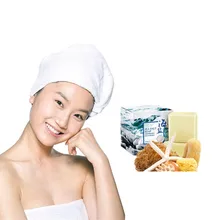 Предотвращает появление акне с морской солью Отбеливающее мыло для ванны. Использование всего тела. Блеск и увлажнение кожи. Подкожных клещей. Без флюоресцентных веществ