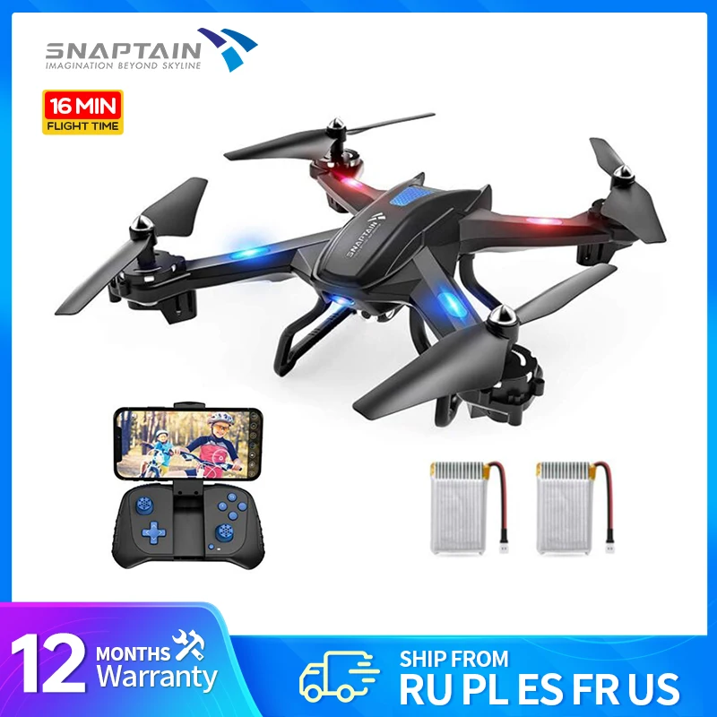 Photo Product SNAPTAIN S5C Drone WiFi FPV 1080P HD camera drone Voice control Gravity Sensor drone profissional Foldable Quadcopter RC Dron