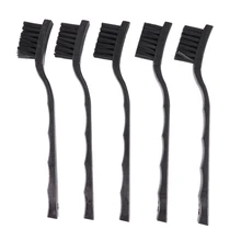 Promotion! 5 Pcs Black Non Slip Handle PCB Rework ESD Anti Static Dust Brush 17cm