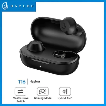 

New Haylou T16 TWS HD Bluetooth Earphones with Microphone BT V5.0 Wireless Headphones ANC Noise Reduction Stereo Sports Earbuds
