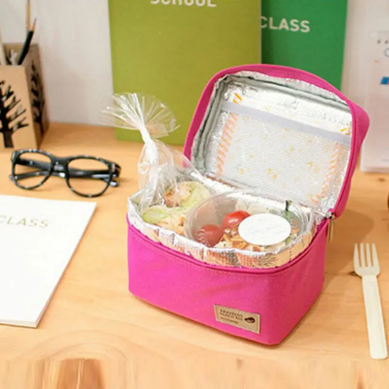 

Portable Lunch Bag Thermal Lunch Box Tote Cooler Picnic Hamburger Sandwich Bag Multifunctional Food Bento Container