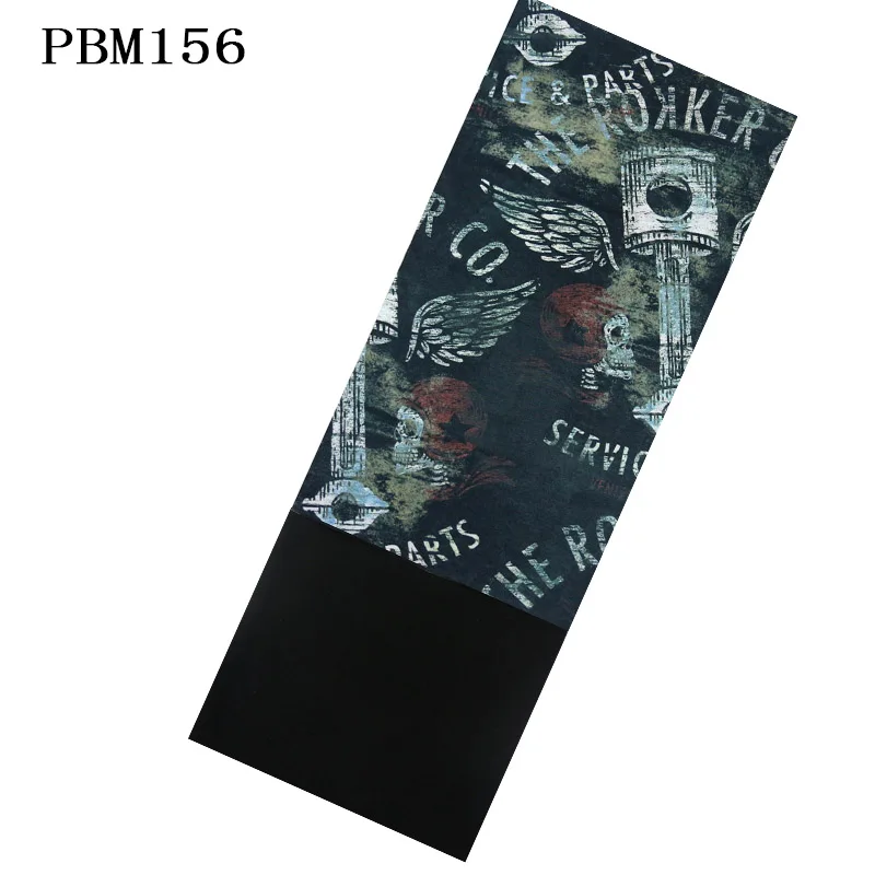 PM156 Новая модная зимняя Флисовая теплая Волшебная бандана для шеи, шарф, повязка на голову, шарф унисекс с черепом, многофункциональный бесшовный трубчатый шарф - Цвет: PM156
