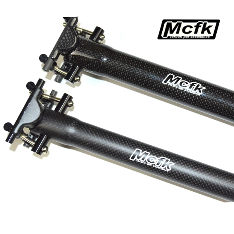 MCFK 3K карбоновый Подседельный штырь из углеродного волокна для шоссейного велосипеда MTB велосипедная стойка сидения для горного велосипеда детали 27,2 30,8 31,6x350 400 мм 160 г
