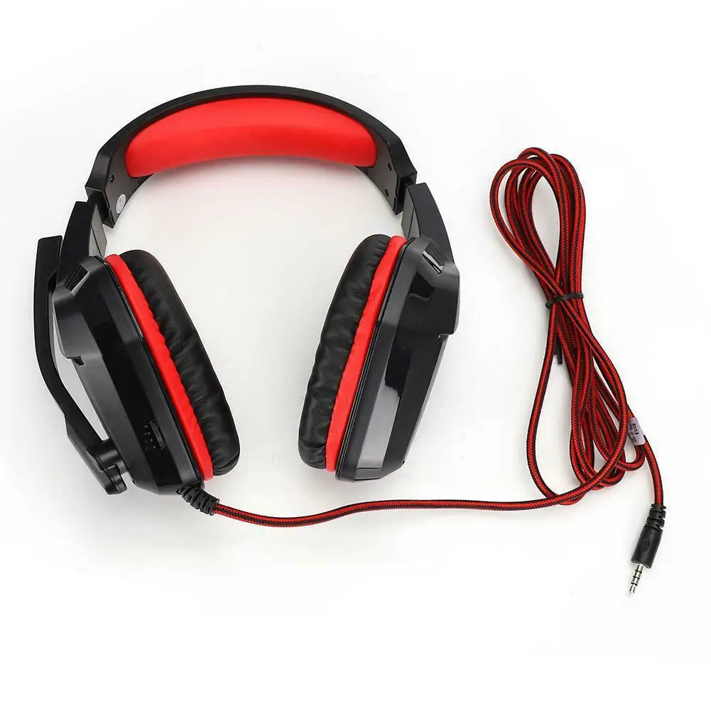 3 5mm Microphone Wired Headphone Stereo Sound Game Earphone with All directional Microphone Headphones