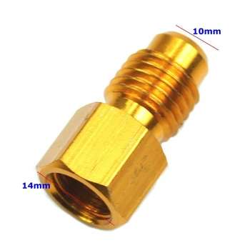 

R134A Adapters Refrigerant Tank/Vacuum Pump 1/4\" ACME Female 1/2\" Male New E7CA
