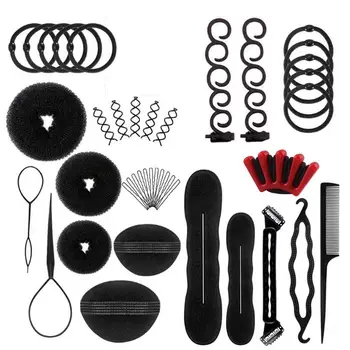 

40pc Hair Styling Accessories Kit Hair Bun Maker Hair Accessories for Women Girl 19QE