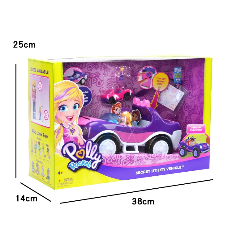 Оригинальная карманная кукла девочка принцесса Polly игрушечная машинка Роскошный